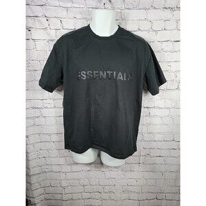Essentials Fear Of Gods T Shirt Black Mens Size Med